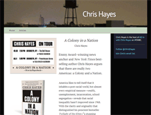 Tablet Screenshot of chrishayes.org